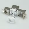 Keystone-Buchse ROLINE Cat.6a RJ-45 geschirmt, werkzeuglos, schlank, Silber