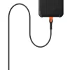 USB-C-auf-USB-C-Ladekabel Eaton 1,5 m – Kevlar-Kern, USB 2.0, Schwarz/Orange