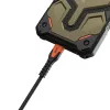 USB-C-auf-USB-C-Ladekabel Eaton 1,5 m – Kevlar-Kern, USB 2.0, Schwarz/Orange