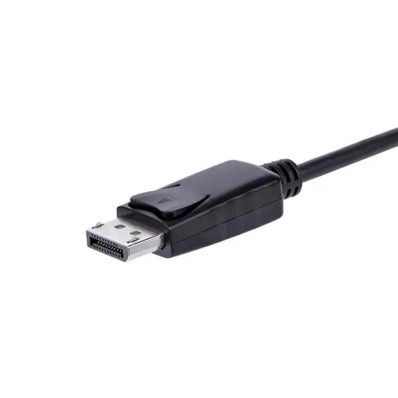 StarTech.com DisplayPort zu VGA Adapter mit Audio, 0,184 m, 1920 x 1200 Pixel, 1080p, Schwarz, Aktiver Videokonverter, 0 - 70 °C
