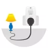 Power Plug Adapter LogiLink PA0248 Weiß