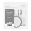 Audiokabel LogiLink CA1201 0,5 m 2 x RCA Schwarz