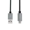 USB-Kabel LogiLink CU0132 1m USB A Micro-USB A Grau