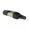 Drahtverbinder LogiLink MP0044 RJ-45 Cat6a 0,5 m Edelstahl