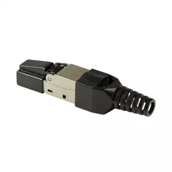 Drahtverbinder LogiLink MP0044 RJ-45 Cat6a 0,5 m Edelstahl