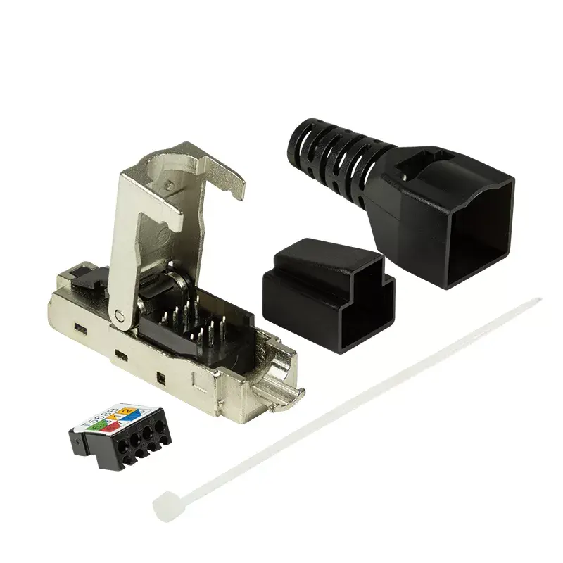 Drahtverbinder LogiLink MP0044 RJ-45 Cat6a 0,5 m Edelstahl