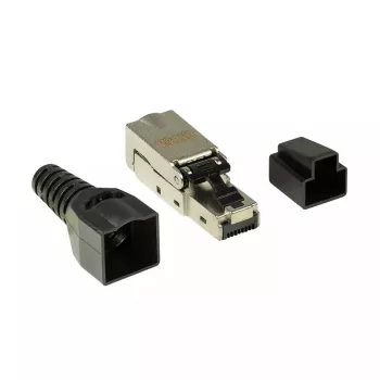 Drahtverbinder LogiLink MP0044 RJ-45 Cat6a 0,5 m Edelstahl