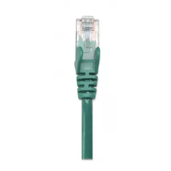 Intellinet 318167 Cat5e U/UTP Netzwerk-Patchkabel, RJ45, Snagless, 0,5 m, Grün
