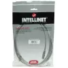 Intellinet Netzwerk-Patchkabel, Cat5e, 2 m, Grau, CCA, U/UTP, PVC, RJ45, vergoldete Kontakte, Hakenverhinderung, Zugentlastung, lebenslange Garantie