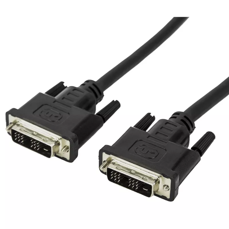 DVI-Kabel Techly ICOC-DVI-8050 5 m DVI-D Schwarz