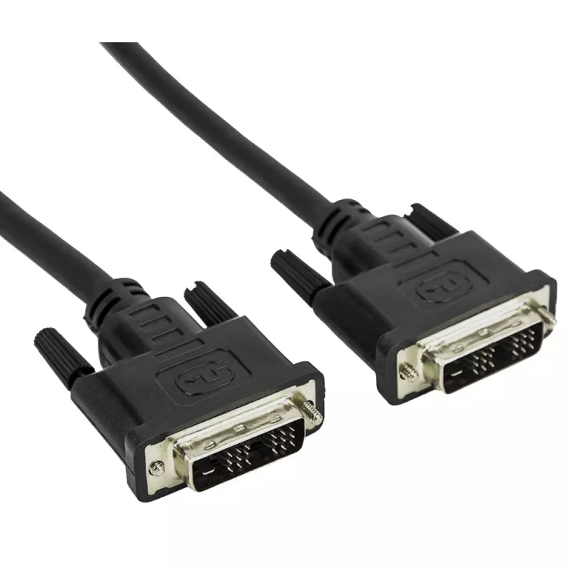DVI-Kabel Techly ICOC-DVI-8050 5 m DVI-D Schwarz
