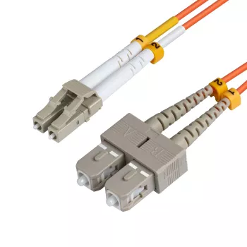 Microconnect FIB422001-2 InfiniBand/Glasfaserkabel 1 m LC SC Orange