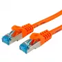 Netzwerkkabel LOGON TCR55SS050O Cat5e SF/UTP (S-FTP) 5 m Orange RJ-45–RJ-45