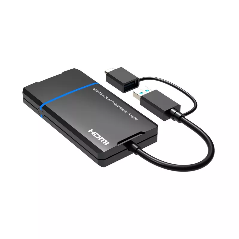 Microconnect USB 3.1 Typ-C auf HDMI Adapter MC-USB3.1CHDMIX2-2IN1