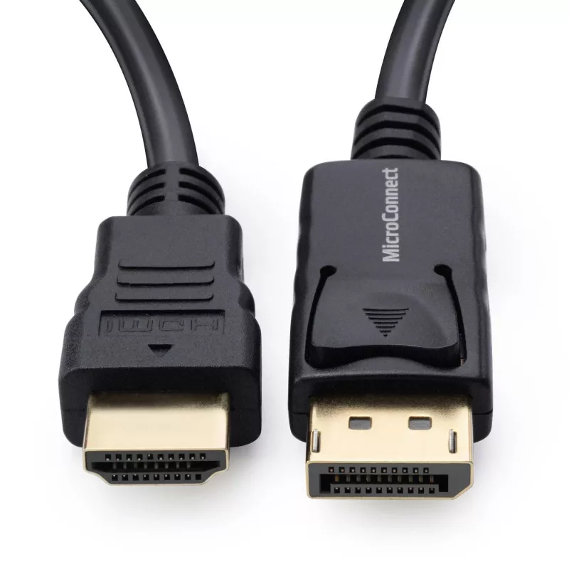 Microconnect MC-DP-HDMI-1000 Videokabel-Adapter 10 m DisplayPort Schwarz