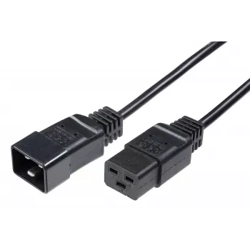 Microconnect PE141550 Stromkabel Schwarz 5 m C20-Kupplung C19-Kupplung