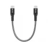 USB-C Kabel Sandberg Survivor 0,2 m 100 W Schwarz Weiß