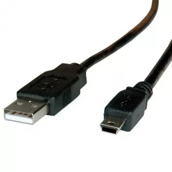 USB 2.0 Kabel ROLINE A - 5-Pin Mini M/M 3,0 m