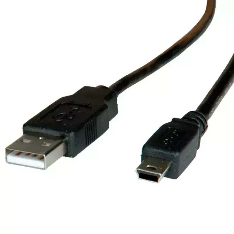 USB 2.0 Kabel ROLINE A - 5-Pin Mini M/M 3,0 m