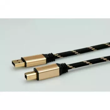 USB-Kabel ROLINE GOLD A - B M/M 4,5 m