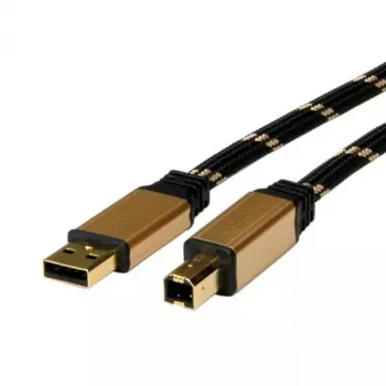 USB-Kabel ROLINE GOLD A - B M/M 4,5 m
