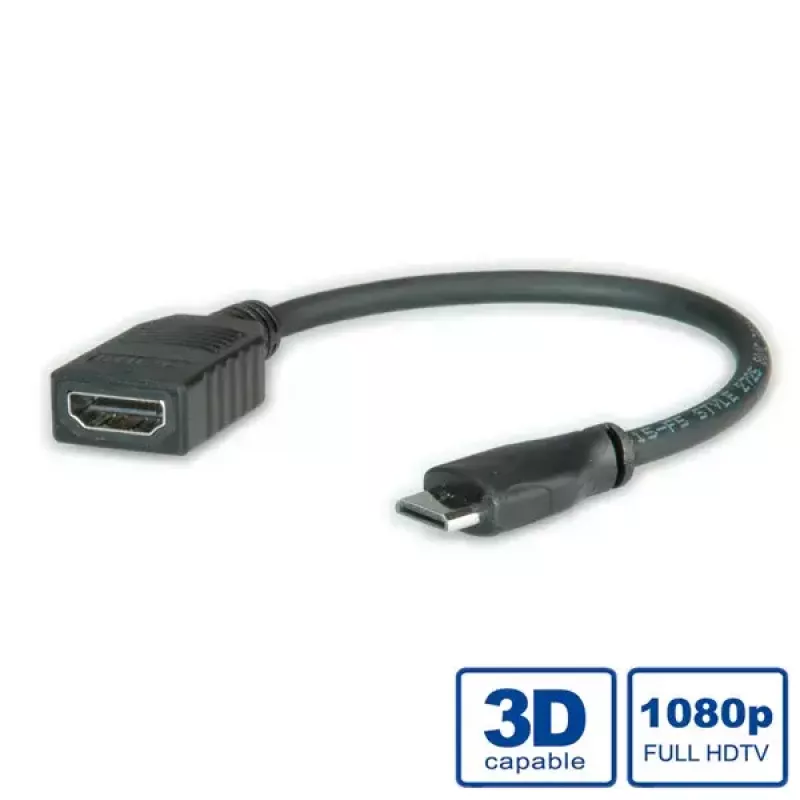 HDMI High Speed Kabel mit Ethernet ROLINE 11.04.5586