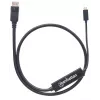 Manhattan USB-C-auf-DisplayPort-Kabel, 4K@60Hz, 1 m, Stecker zu Stecker, Schwarz, nicht bidirektional, drei Jahre Garantie, entspricht CDP2DP1MBD