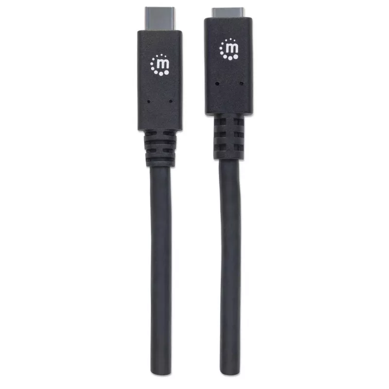 USB-C-Verlängerungskabel Manhattan 50cm Stecker auf Buchse