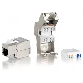 Equip Professional Modular Keystone Jack CAT 6a STP RJ-45 (Pack of 8)