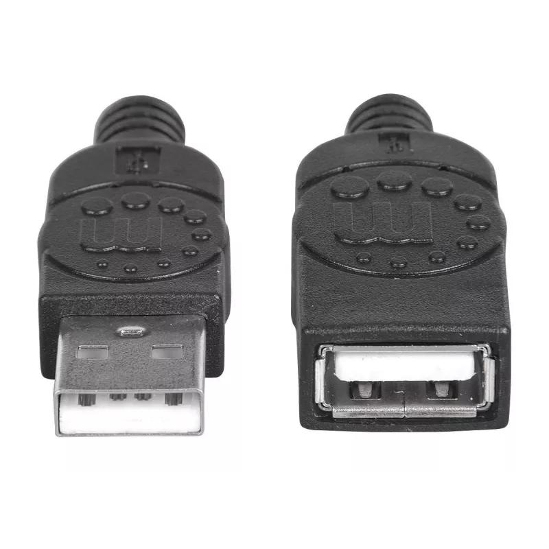 USB-A auf USB-A Verlängerungskabel Manhattan USBEXTAA3BK