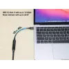 USB-C-Kabel Manhattan 5m aktiv Stecker auf Stecker 10 Gbit/s 3A Schwarz