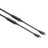 USB-C-Kabel Manhattan 5m aktiv Stecker auf Stecker 10 Gbit/s 3A Schwarz