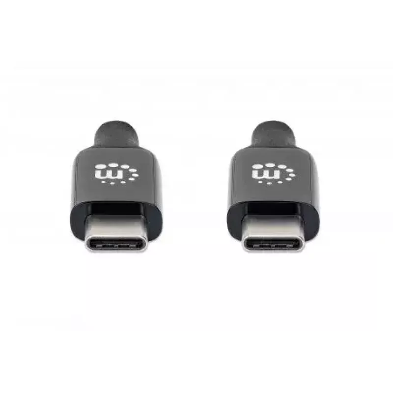 USB-C-Kabel Manhattan 5m aktiv Stecker auf Stecker 10 Gbit/s 3A Schwarz