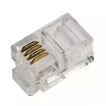 RJ10-Stecker LogiLink MP0017 Transparent