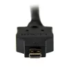 StarTech.com 1 m Micro-HDMI-auf-DVI-Kabel – Micro-HDMI-auf-DVI-Adapterkabel – Micro-HDMI Typ-D-Gerät auf DVI-D Single Link Monitor/Display/Projektor Videokonverterkabel – robust