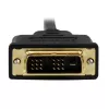 StarTech.com 1 m Micro-HDMI-auf-DVI-Kabel – Micro-HDMI-auf-DVI-Adapterkabel – Micro-HDMI Typ-D-Gerät auf DVI-D Single Link Monitor/Display/Projektor Videokonverterkabel – robust