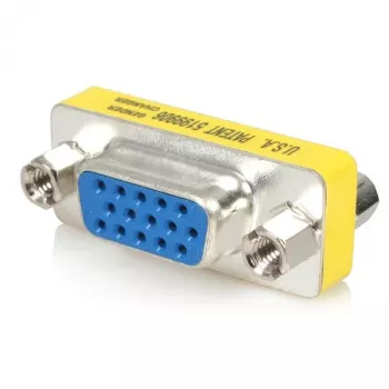 StarTech.com Slimline VGA HD15 Geschlechtsumwandler - F/F, VGA, VGA, Silber