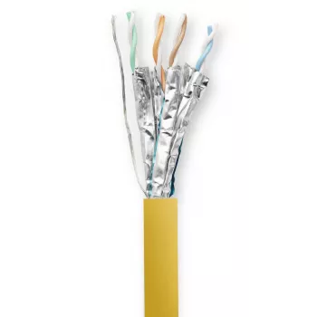 Vivolink PROCAT40 Netzwerkkabel Gelb 40 m Cat6a F/FTP (FFTP)