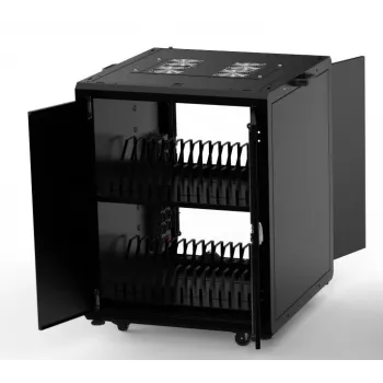 Rackmount-Schrank Lanview LVR16U7075BL-DCN-LAPTOP 16U für Laptops