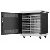 Notebook-Laptop-Schrank Lanview LVR14U6555BL 14U rackmontierbarer Schrank für Laptops