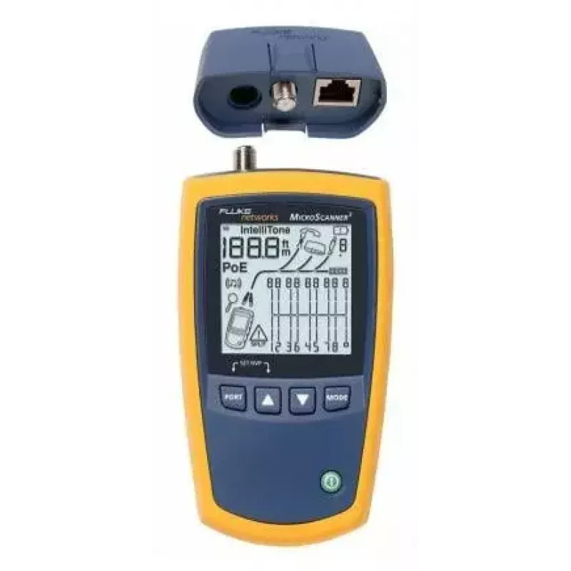 Kabeltester Fluke MicroScanner² Blau Gelb