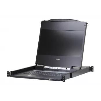 ATEN CL6700MW Rack-Konsole 43,9 cm (17,3 Zoll) 1920 x 1080 Pixel Metall Schwarz 1HE