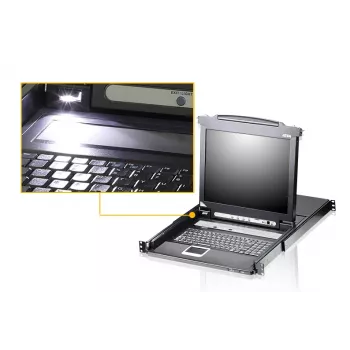 ATEN CL5708M Rack-Konsole 43,2 cm (17 Zoll) Schwarz 1U