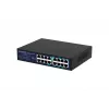 Unmanaged Switch Lanview LVN-1U-16PORT-1G 16-Port 1 Gbit/s Ethernet, Rack-Montage 1U