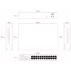 Unmanaged Switch Lanview LVN-1U-24PORT-1G — 24-Port Full-Gigabit-Rackmount