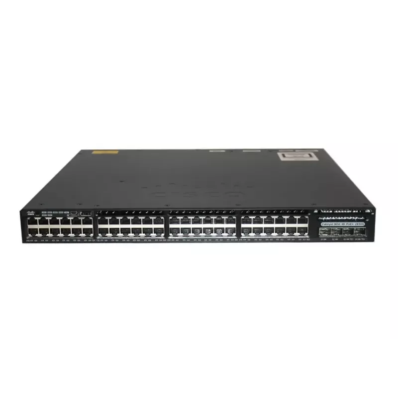 Managed Switch Cisco Catalyst WS-C3650-48FS-L L3 Gigabit Ethernet 48 Ports PoE