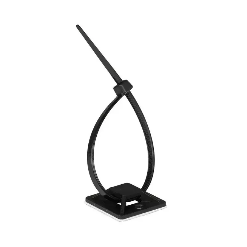 Lanview LVT-CABLEMOUNT-50B Kabelbinder Polypropylen (PP) Schwarz 50 Stk.
