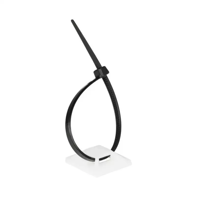 Lanview LVT-CABLEMOUNT-50W Kabelbinder Polypropylen (PP) Weiß 50 Stk.