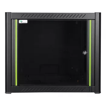 Wandmontage-Rack LOGON RWP09U56BL 9U Schwarz Schlüsselschloss