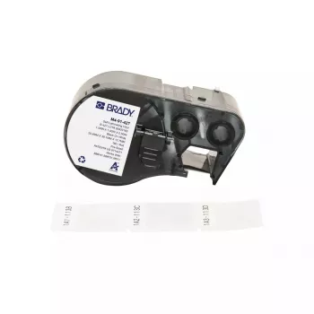 Selbstklebendes Druckeretikett Brady M4-91-427 Schwarz Weiß Vinyl 2,54x3,81cm